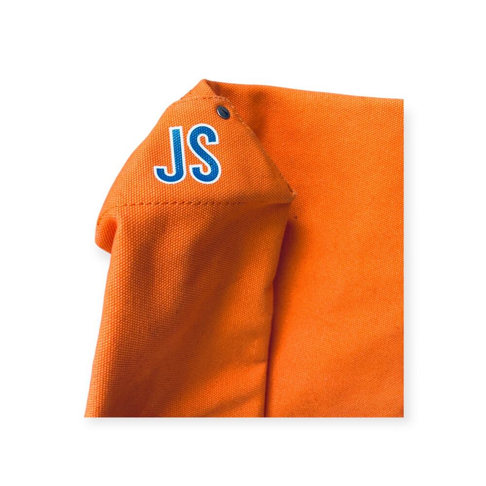 JACK SPADE ORANGE CANVAS TOTE BAG - Picture 3 of 4
